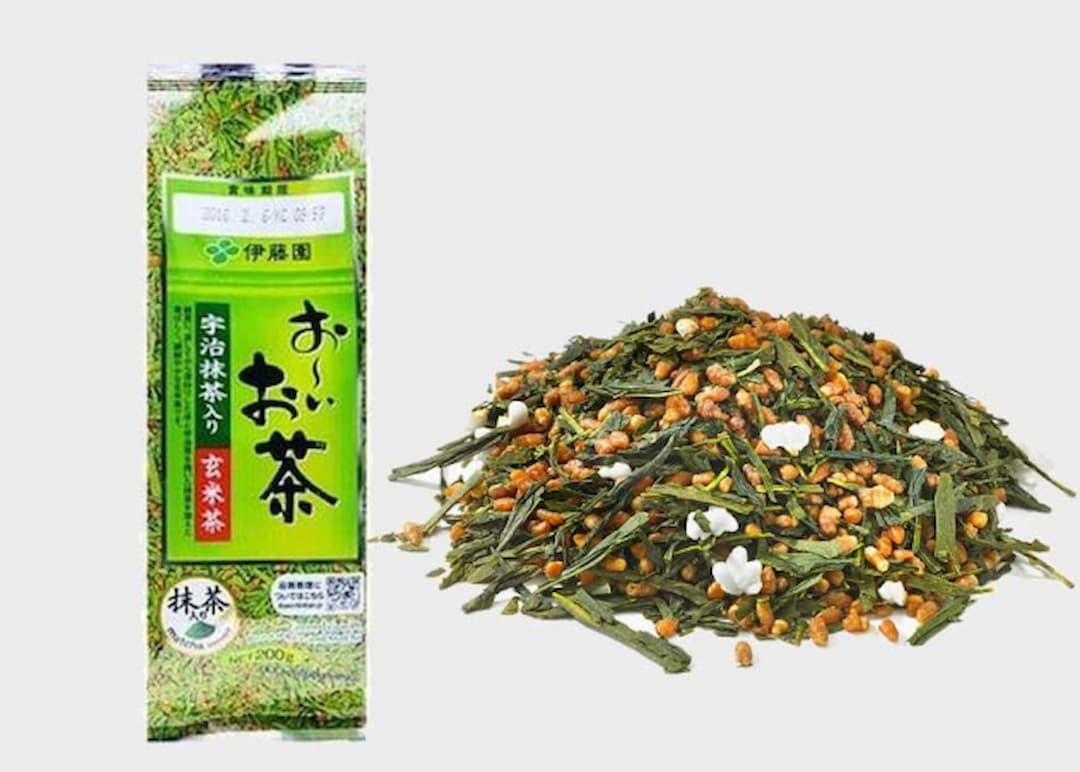 Trà xanh gạo lứt Bona Genmaicha