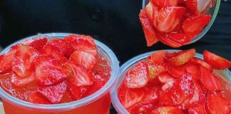 Trà dâu – Thức uống đặc biệt của người yêu thích vị mới Một loại thức uống đã được nhiều người yêu thích