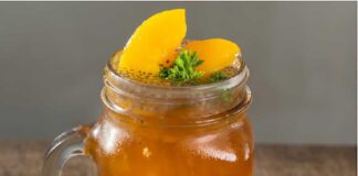 Cách làm trà đào hạt chia thanh mát, bổ dưỡng mùa hè Cách làm trà đào hạt chia