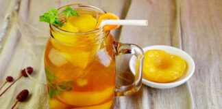 Tổng hợp 2 cách pha trà đào mật ong ngọt thơm, hấp dẫn Trà đào mật ong