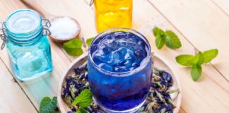 Cách pha trà hoa đậu biếc tím xanh đẹp mắt, uống bổ gan Công dụng của trà hoa đậu biếc