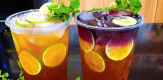 Công thức pha trà chanh hoa đậu biếc thơm ngon, mát lạnh Trà chanh hoa đậu biếc thơm ngon