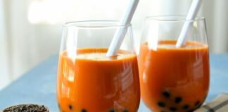 5 cách làm trà sữa thái đỏ thạch trân châu ngon mê 5 cách làm trà sữa thái đỏ thạch trân châu ngon mê