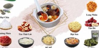 Cách nấu chè dưỡng nhan 13 vị chuẩn nhất hiện nay Cách nấu chè dưỡng nhan 13 vị chuẩn nhất hiện nay